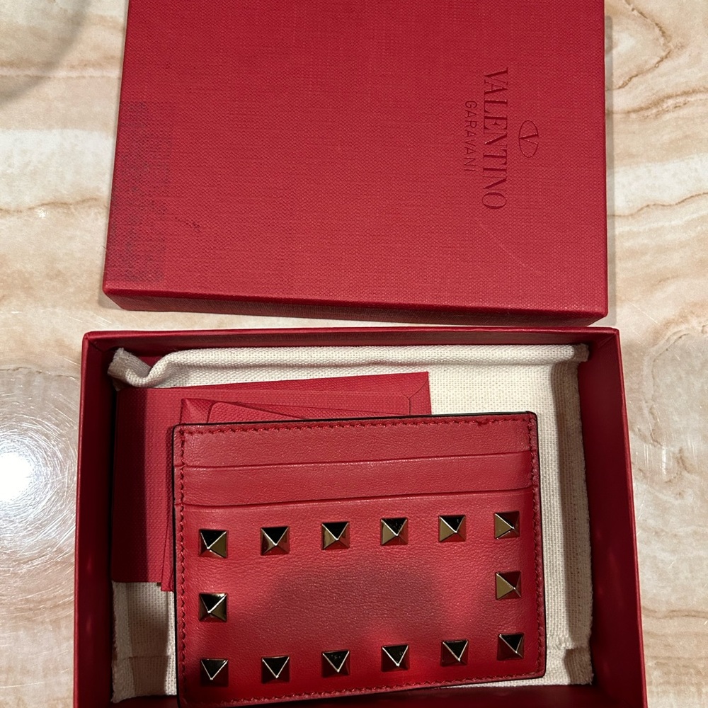 Red Valentino card case